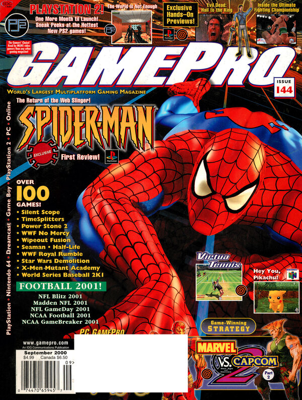 GamePro Issue 144 (September 2000) cover